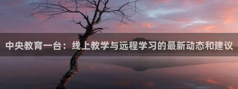 雨燕360体育直播送红红单v3.红单足球.top：中央教育一台：线上教学与远程学习的最新动态和建议
